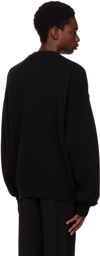 Axel Arigato Black Chenille Cardigan