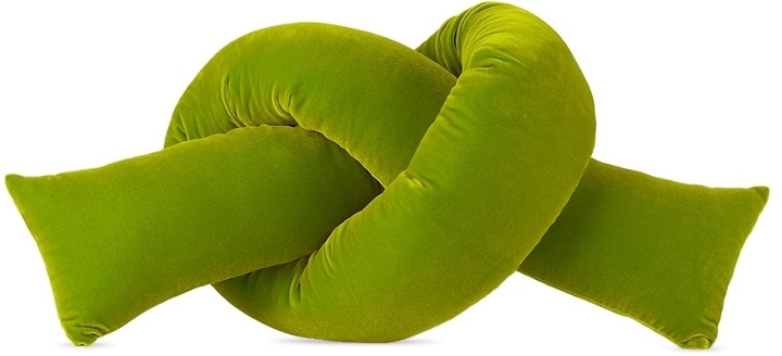 Photo: Jiu Jie SSENSE Exclusive Green Baby Neon Crush Cushion