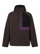DISTRICT VISION - Puja Mesh-Trimmed Recycled Shell Jacket - Brown