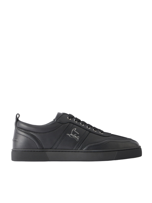 Photo: Christian Louboutin - Retero Leather Sneakers - Black