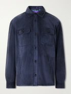 Ralph Lauren Purple label - Calloway Suede Jacket - Blue