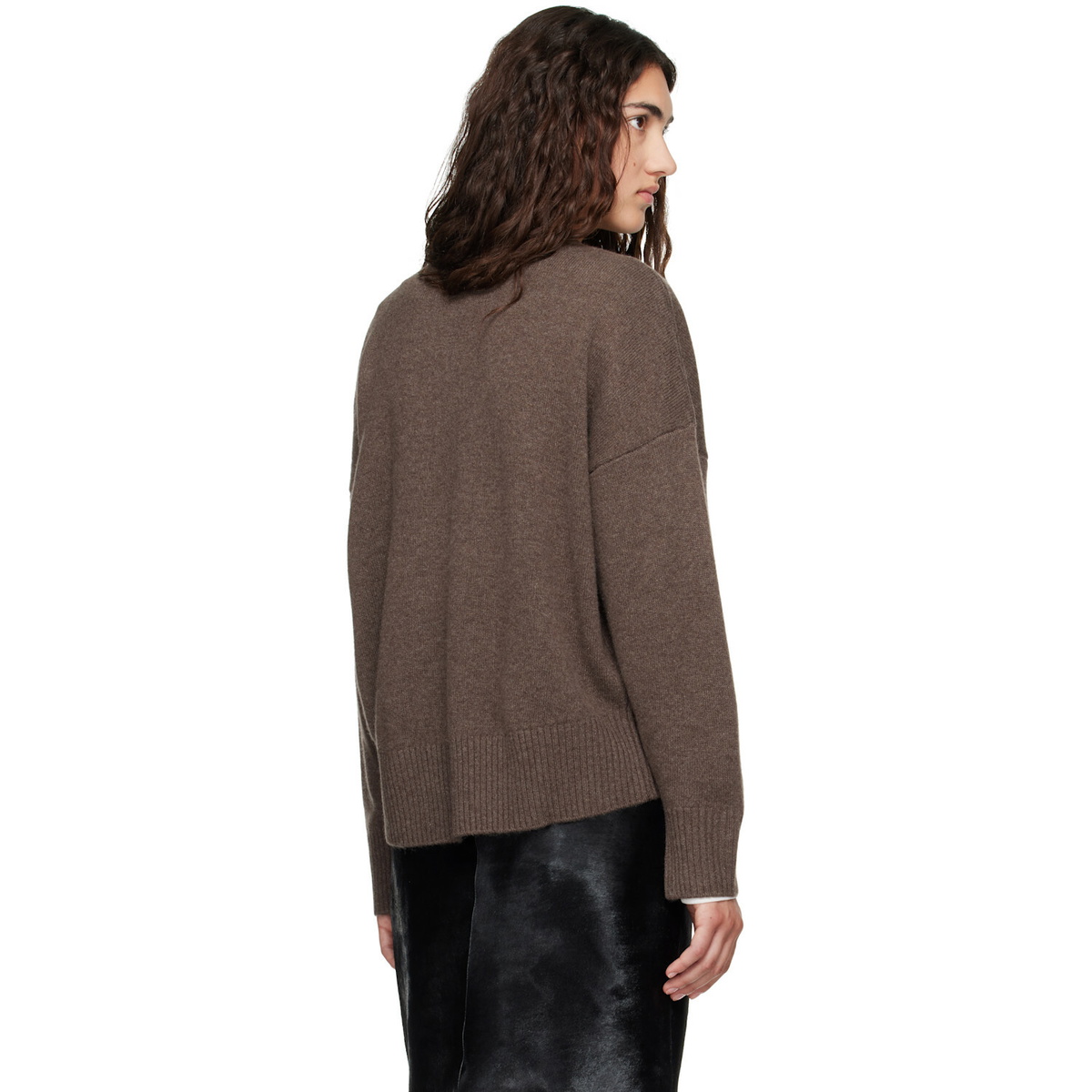 Loulou de Saison Brown ANTON LDS Cashmere Sweater