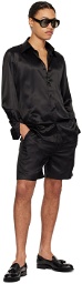 TOM FORD Black Pleated Shorts