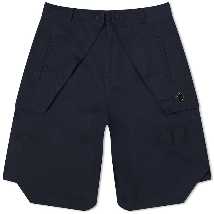 Photo: A-COLD-WALL* Men's Overlay Cargo Shorts in Navy