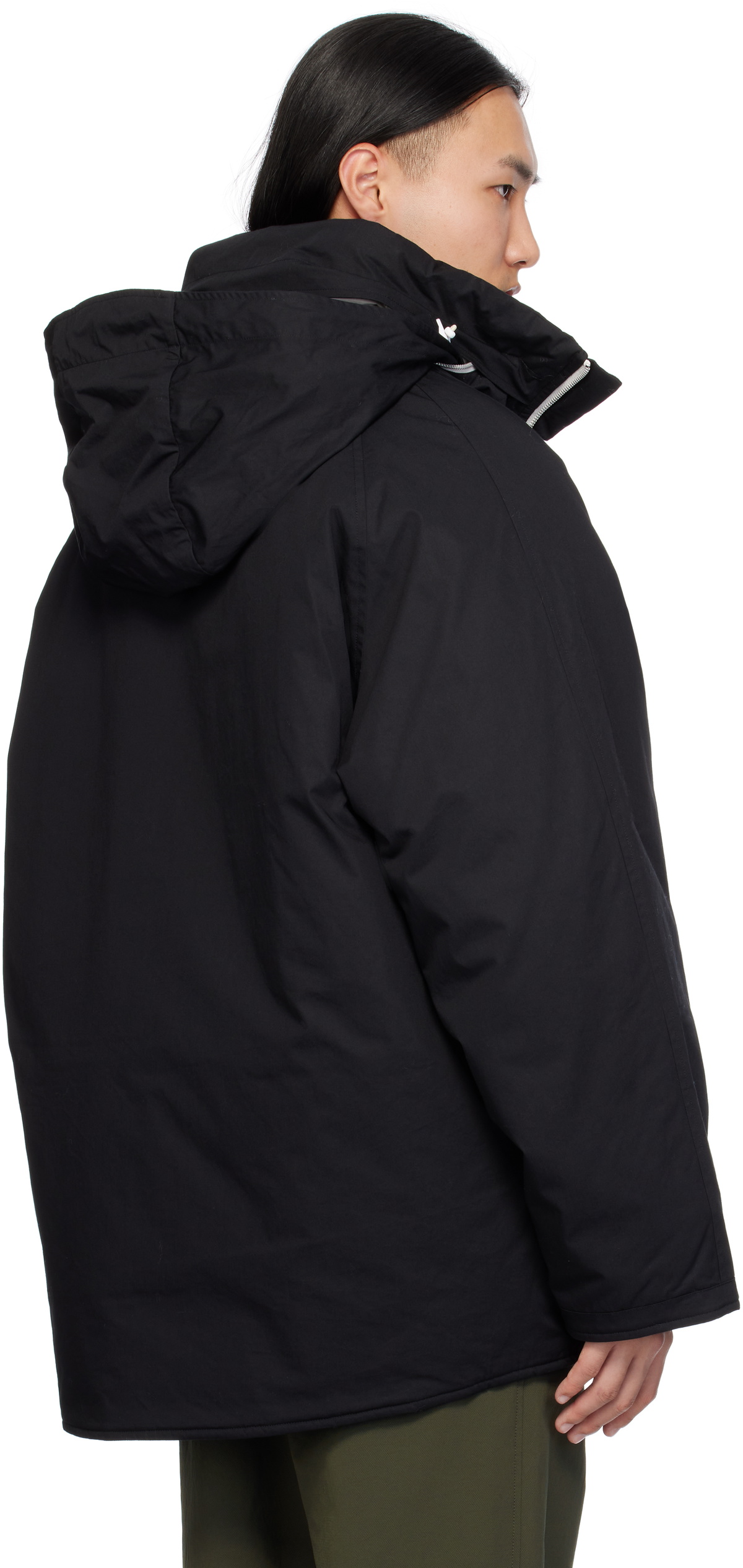 nanamica Black Upper Deck Insulation Jacket Nanamica