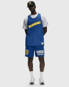 Mitchell & Ness Nba Gameday Mesh 7 In Shorts Vintage Logo Warriors Blue Sport & Team Shorts