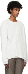 Kiko Kostadinov Off-White & White Inex Mesh T-shirt