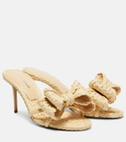 Mach & Mach Le Cadeau 85 raffia mules