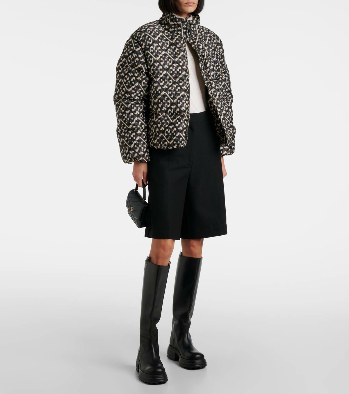 Tory Burch T Monogram down jacket Tory Burch