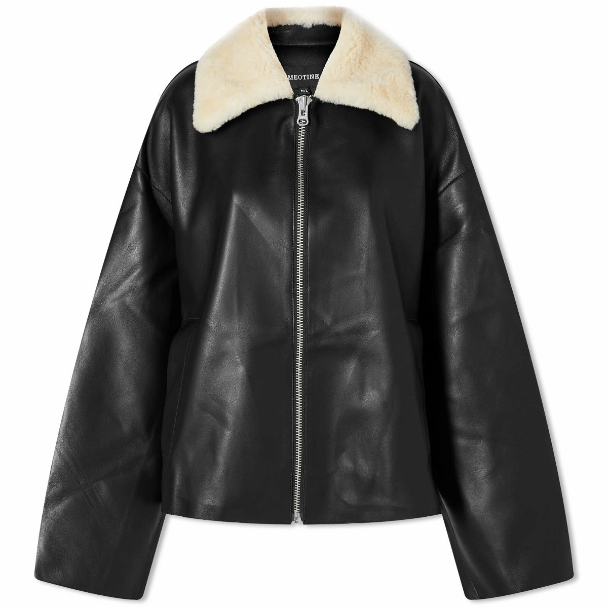 Photo: Meotine Women's Holly Leather Jacket in Black