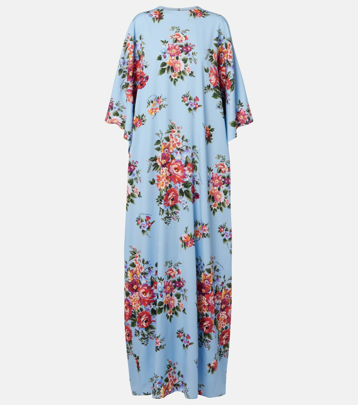 Dolce&Gabbana Floral silk-blend kaftan
