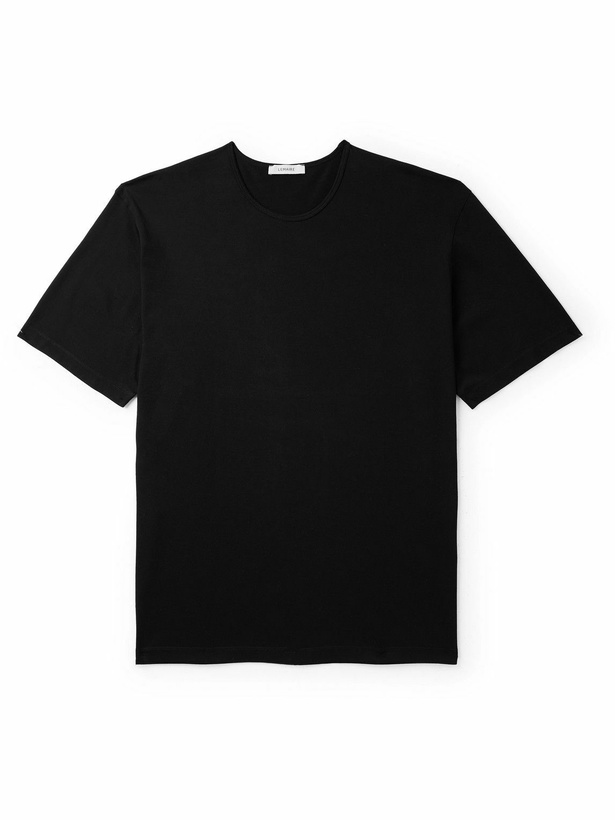 Photo: LEMAIRE - Oversized Mercerised Cotton-Jersey T-Shirt - Black