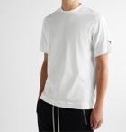 Y-3 - Logo-Print Cotton-Blend Jersey T-Shirt - Neutrals