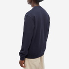 Palmes Men's Letters Crew Sweat in Navy
