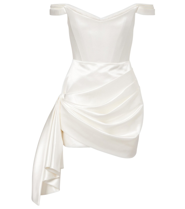 Photo: Alex Perry Bridal cotton and silk satin bustier dress