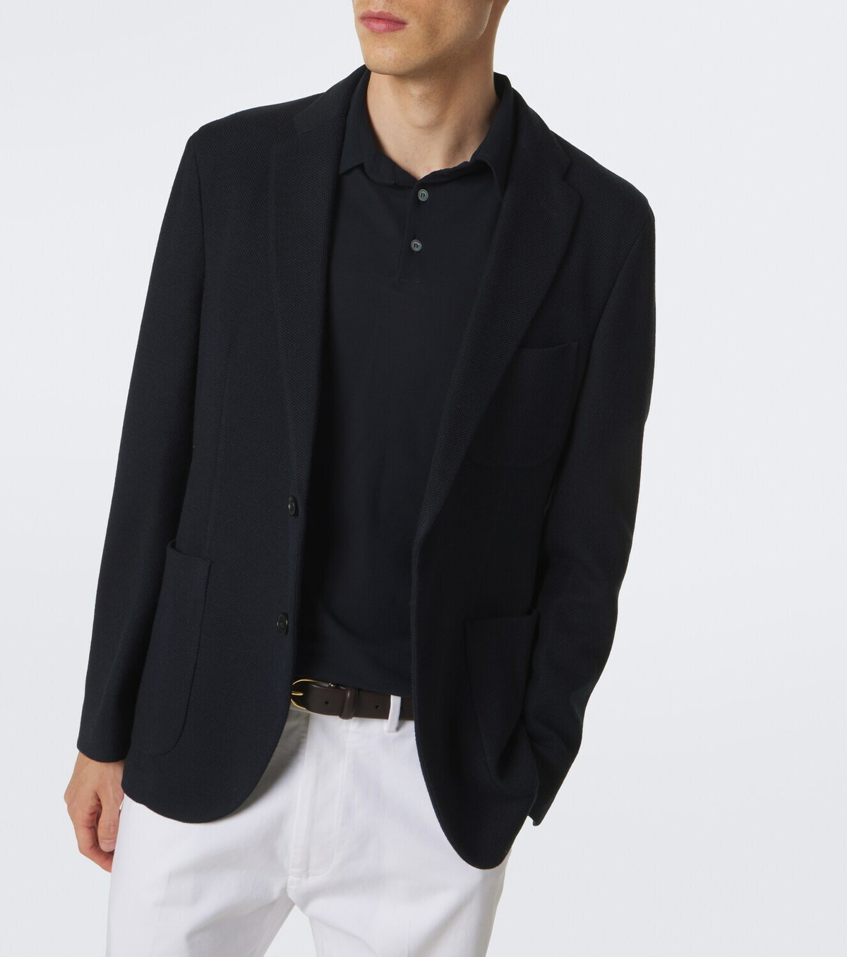 Slowear Single-breasted wool-blend blazer