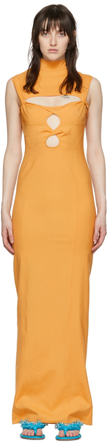 La robe orange hot sale