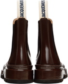 Jacquemus Brown Le Chouchou 'Les Chelsea Pavane' Chelsea Boots