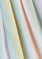 Free People Primavera Stripe Cotton Midi Dress Blue