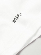 WTAPS - Three-Pack Logo-Print Ribbed Cotton Tank Tops - White