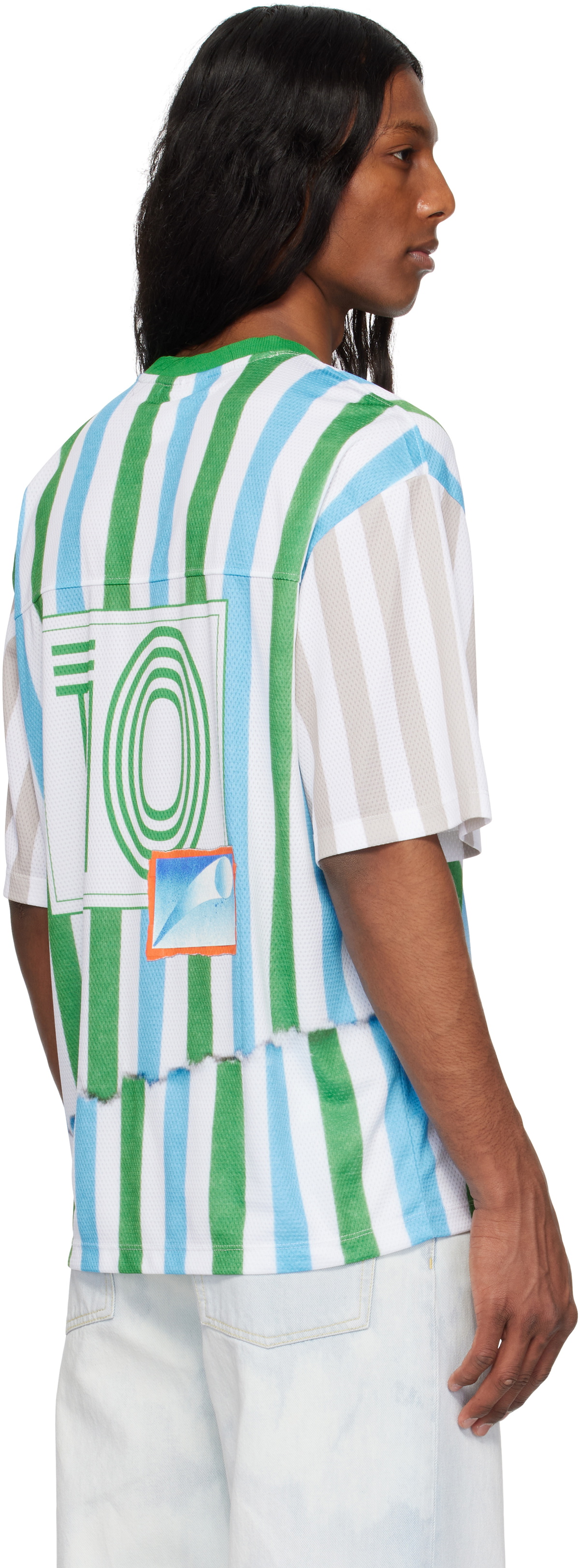 le PÈRE Green & Blue Antonio Carrau Edition LPFC Mesh Jersey