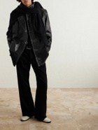Enfants Riches Déprimés - Laurence Double-Breasted Leather Jacket - Black