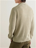 Alex Mill - Ribbed Linen and Cotton-Blend Cardigan - Neutrals