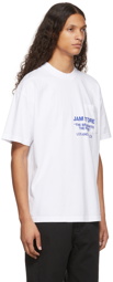 Jam White Rock Band Pocket T-Shirt