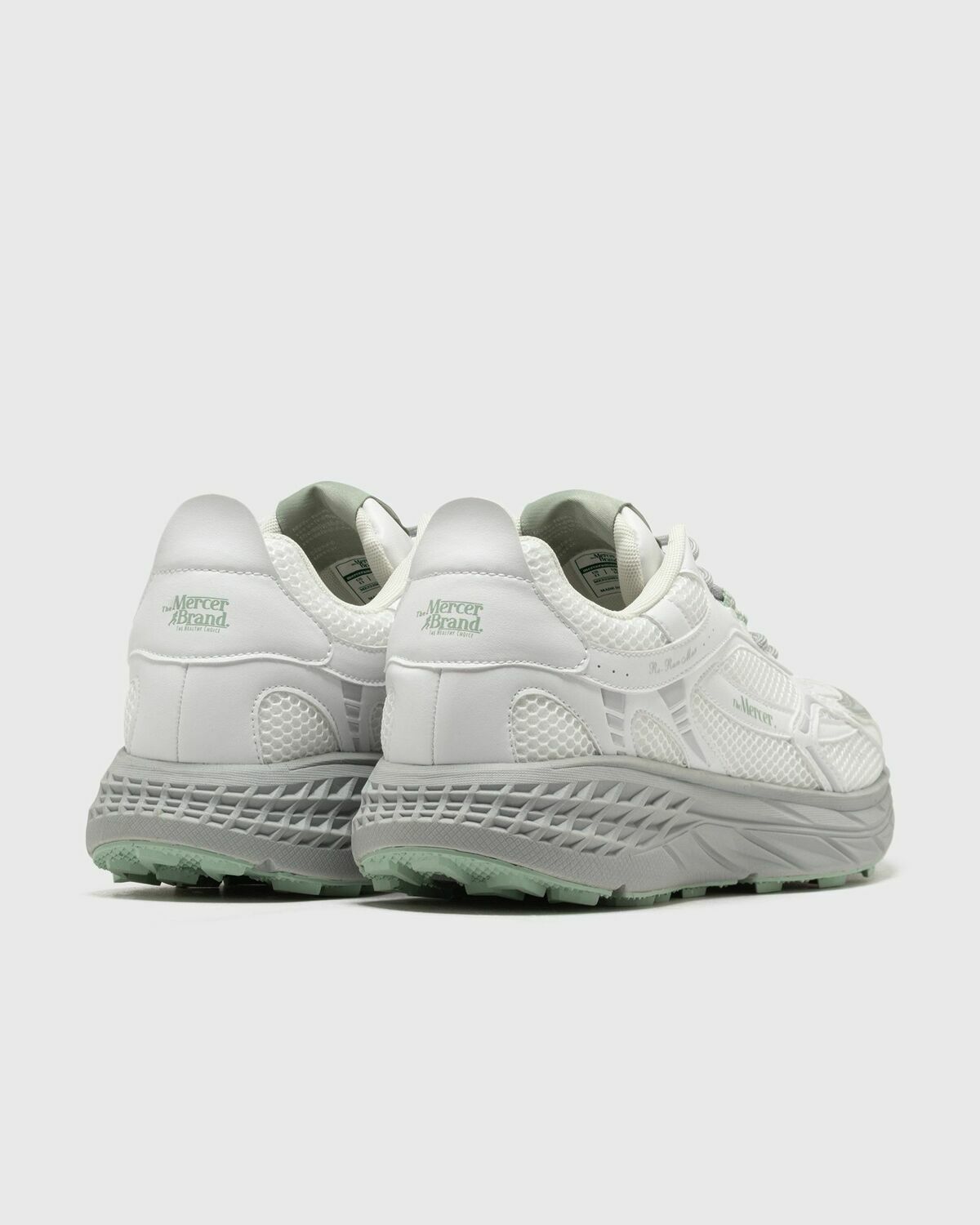 Mercer The Re-Run Max Grape White Mens Lowtop