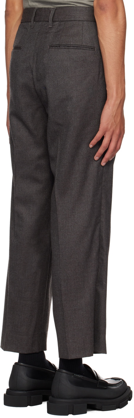 meanswhile Gray Side Zip Trousers