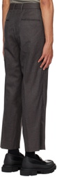 meanswhile Gray Side Zip Trousers