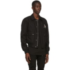 Amiri Black Floral Logo Jacket