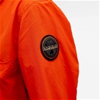 Napapijri Men's Rainforest Jacket in Orange Spicy