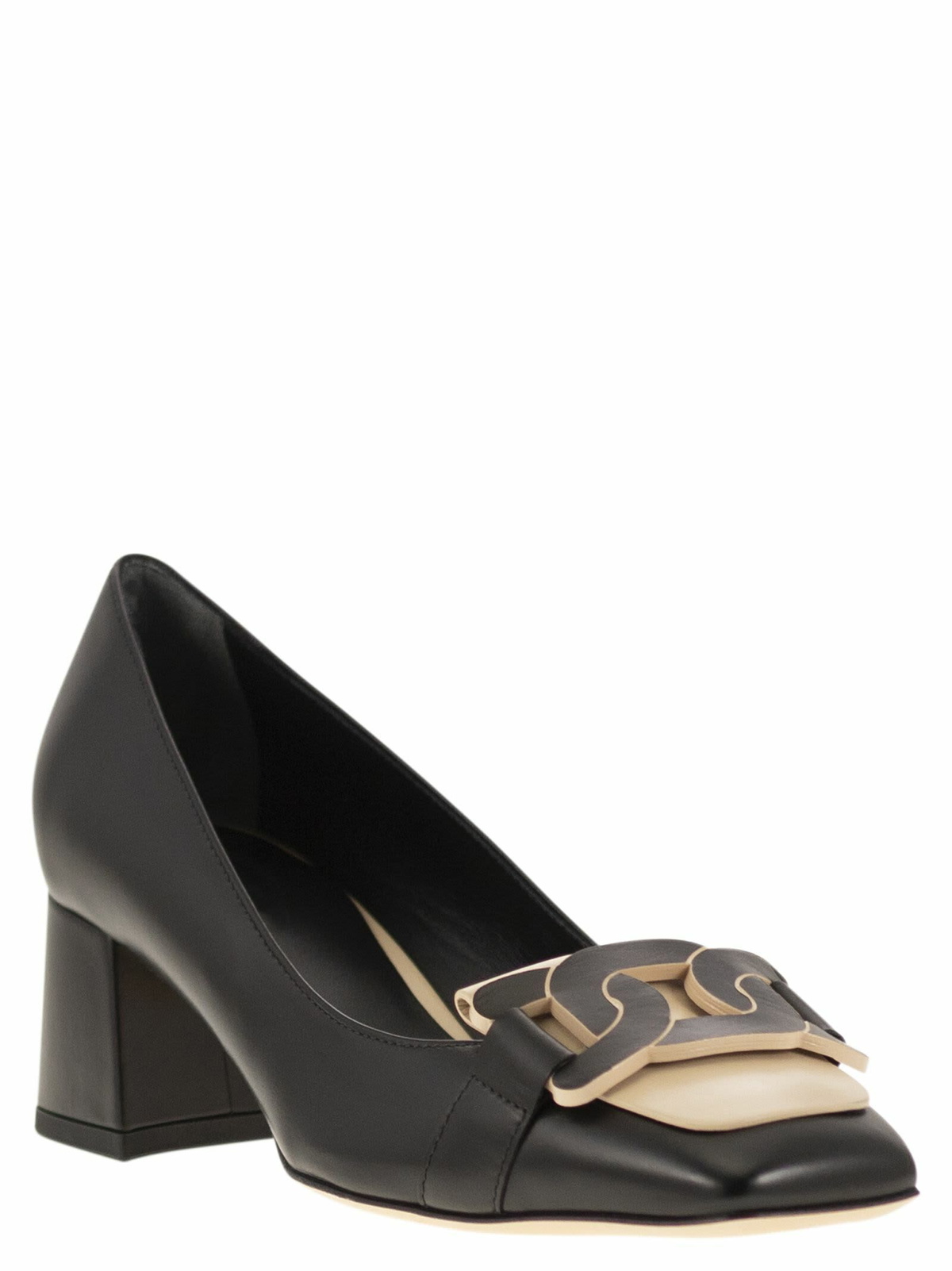 パンプス TOD'S Leather pumps with chain Tod's Leather Pumps With Chain Tod's