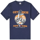 Tommy Jeans Men's New York Basketball T-Shirt in Twilight Navy