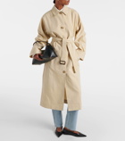 Toteme Belted cotton and silk trench coat