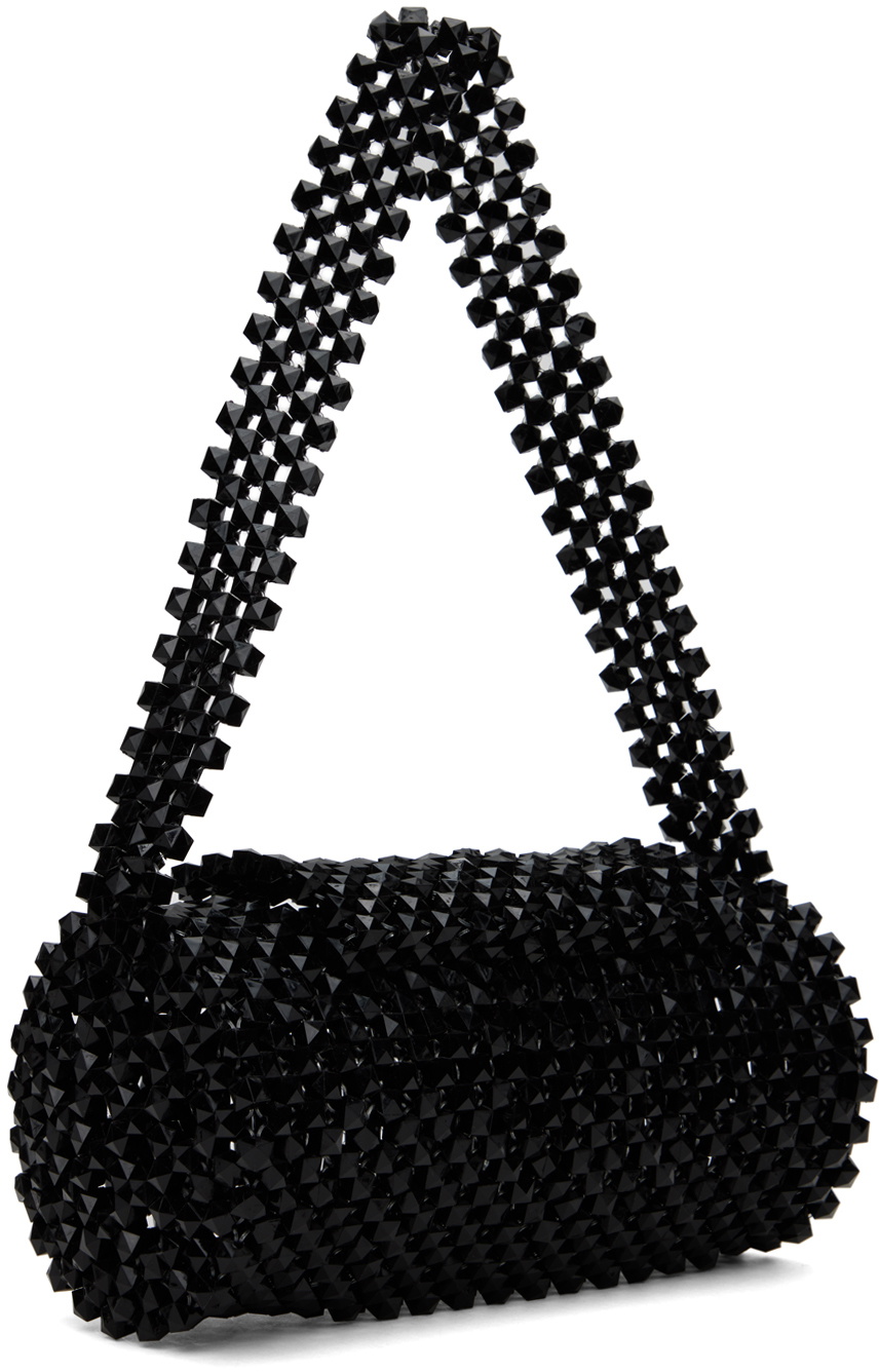 Feben Black Mini Cylinder Bag