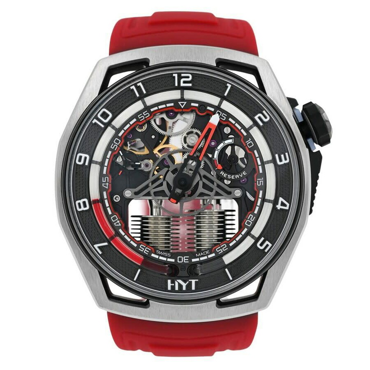 Photo: HYT Hastroid Hand Wind Black Dial Mens Watch H03061-A