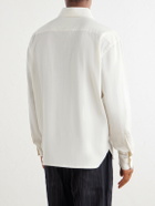 Kardo - Luis Embroidered Cotton Shirt - Neutrals