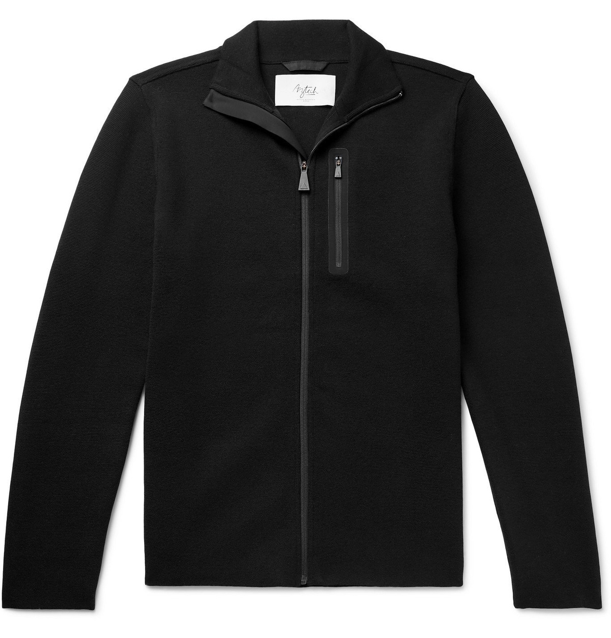 Aztech Mountain - Matterhorn Shell-Panelled Wool Base Layer - Black ...