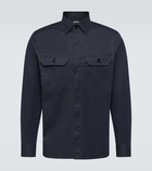 Zegna Cotton-blend overshirt