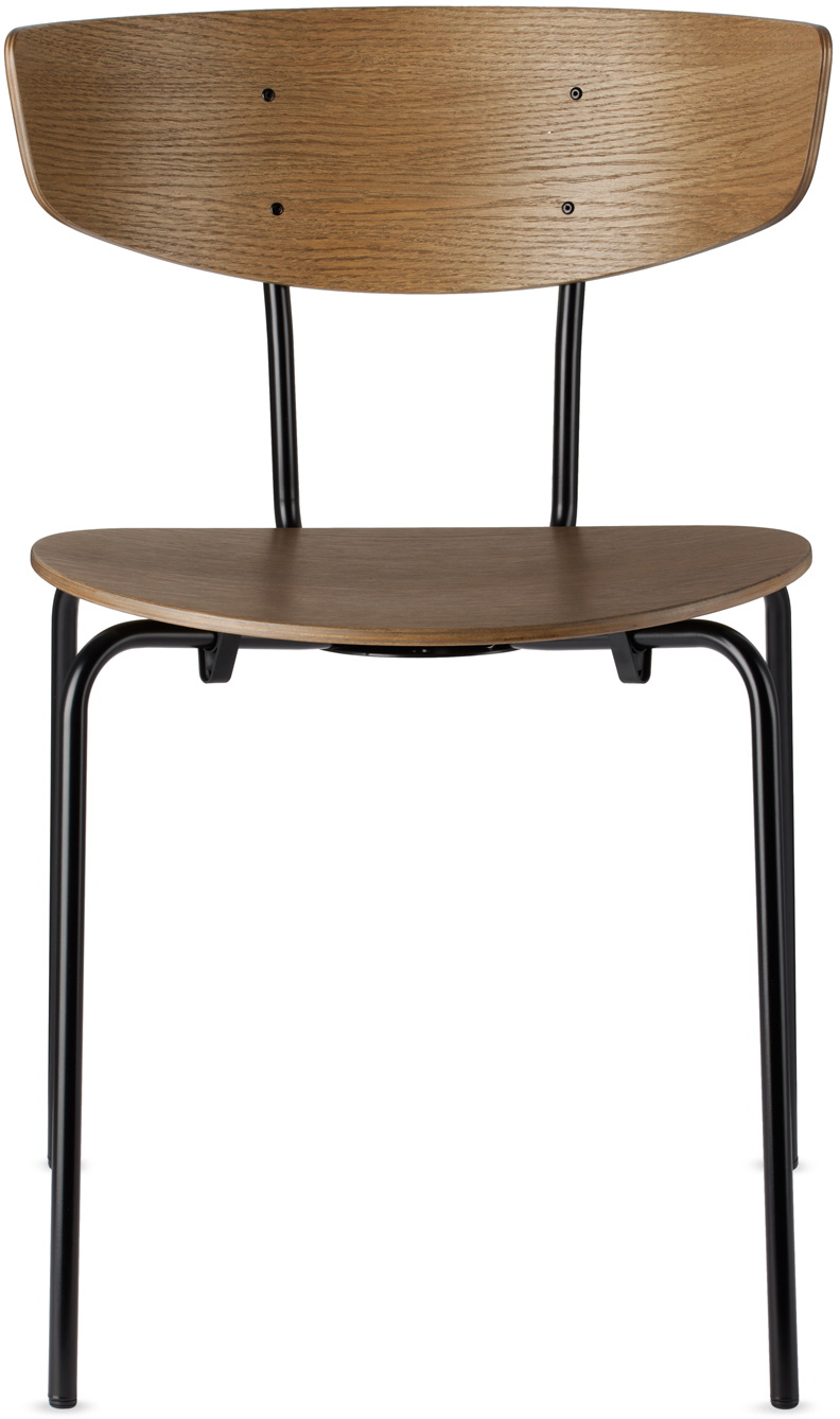 ferm LIVING Black & Brown Herman Dining Chair