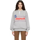 Stella McCartney Gray 'Superstar' Cotton Sweatshirt