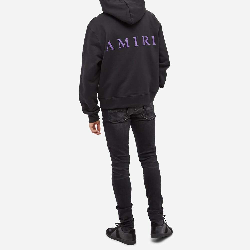 AMIRI Men's MA Logo Hoody in Black/Purple Amiri