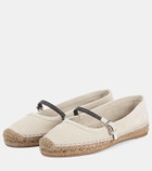 Brunello Cucinelli Monili suede espadrilles