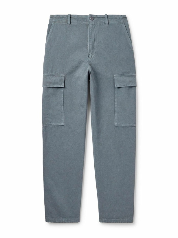 Photo: A.P.C. - Duncan Straight-Leg Organic Cotton-Twill Trousers - Gray