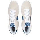 Nike SB Men's Zoom Blazer Mid Sneakers in White/Court Blue