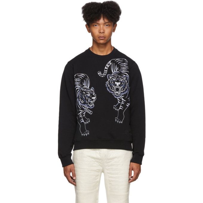 Photo: Kenzo Black Double Tiger Sweatshirt