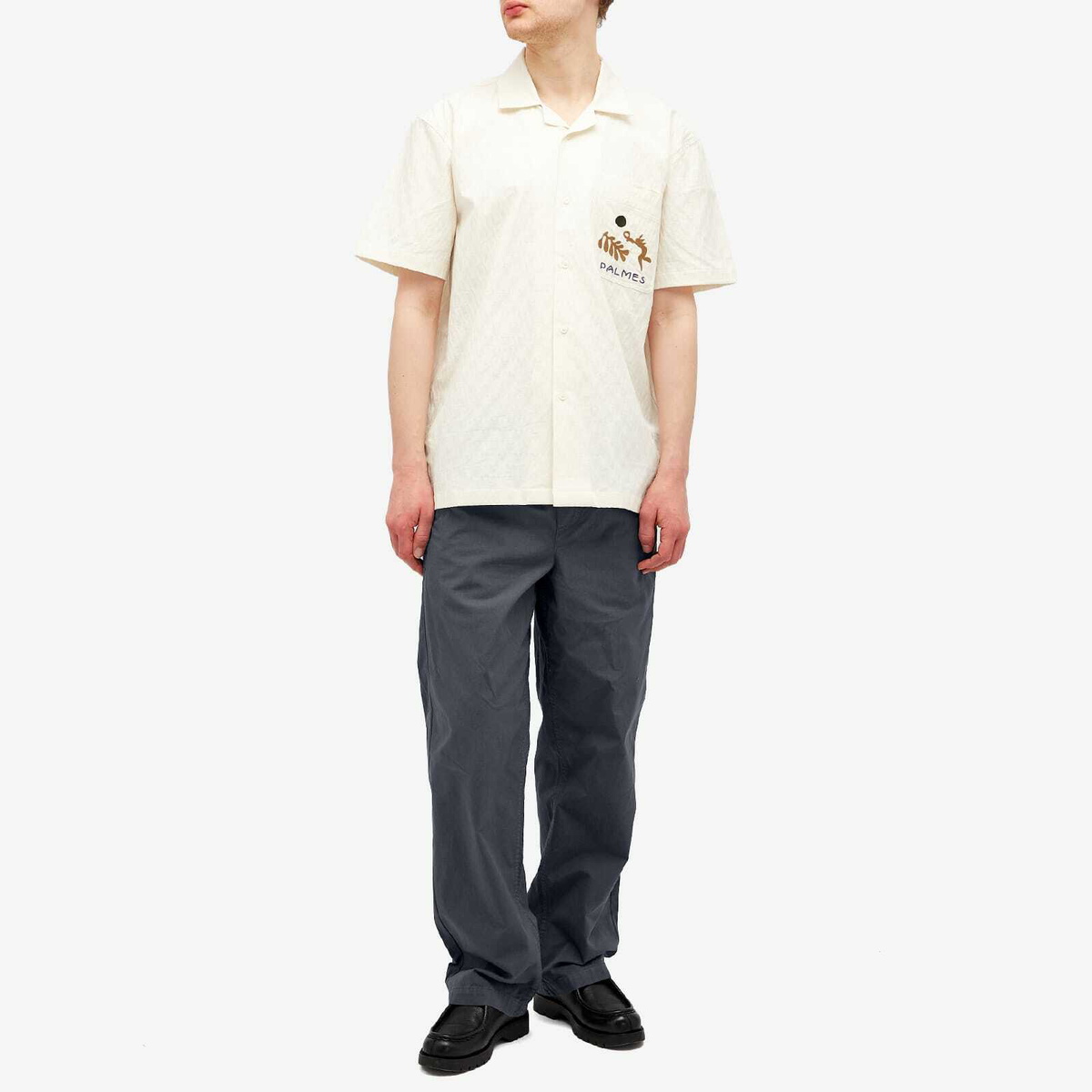 Palmes Men's Lucien Trousers in Charcoal