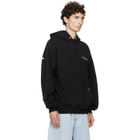 Represent Black Printed 'Owners Club' Script Hoodie